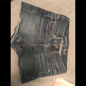 American Eagle street jean shorts